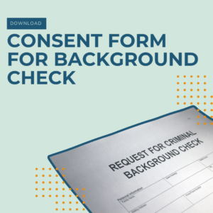 Consent for Background Check